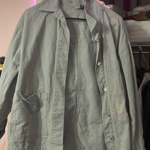 Blue-gray denim jacket